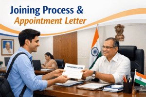 government job joining process & appointment letter