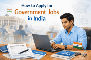 how to apply for government jobs in india