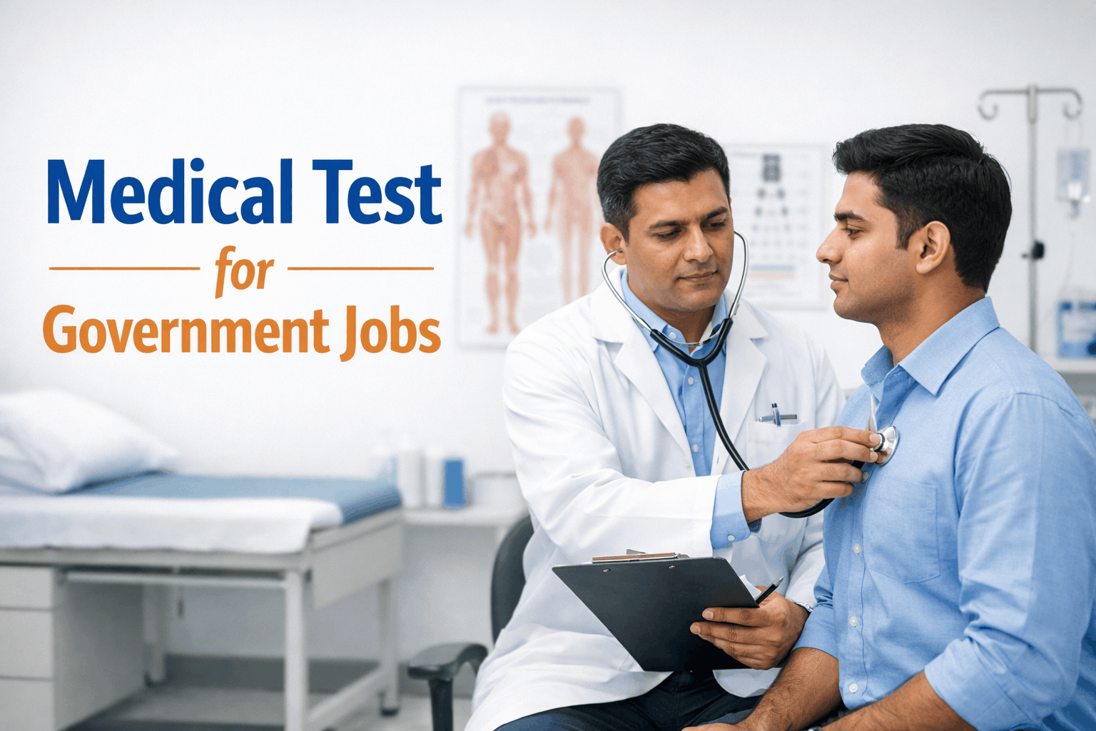 medical test for government jobs in india