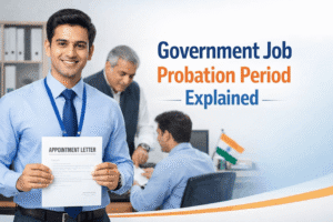 Government job probation period rules, salary and confirmation process in India