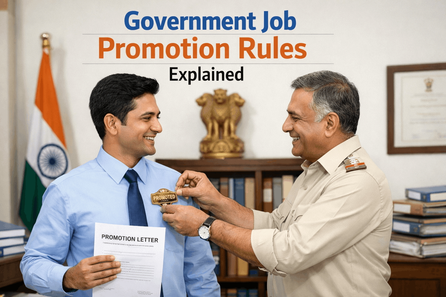 Government job promotion rules and process in India explained