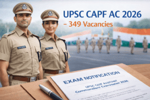UPSC CAPF AC 2026 Notification