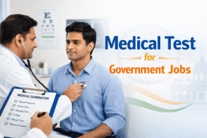 government job medical test in india