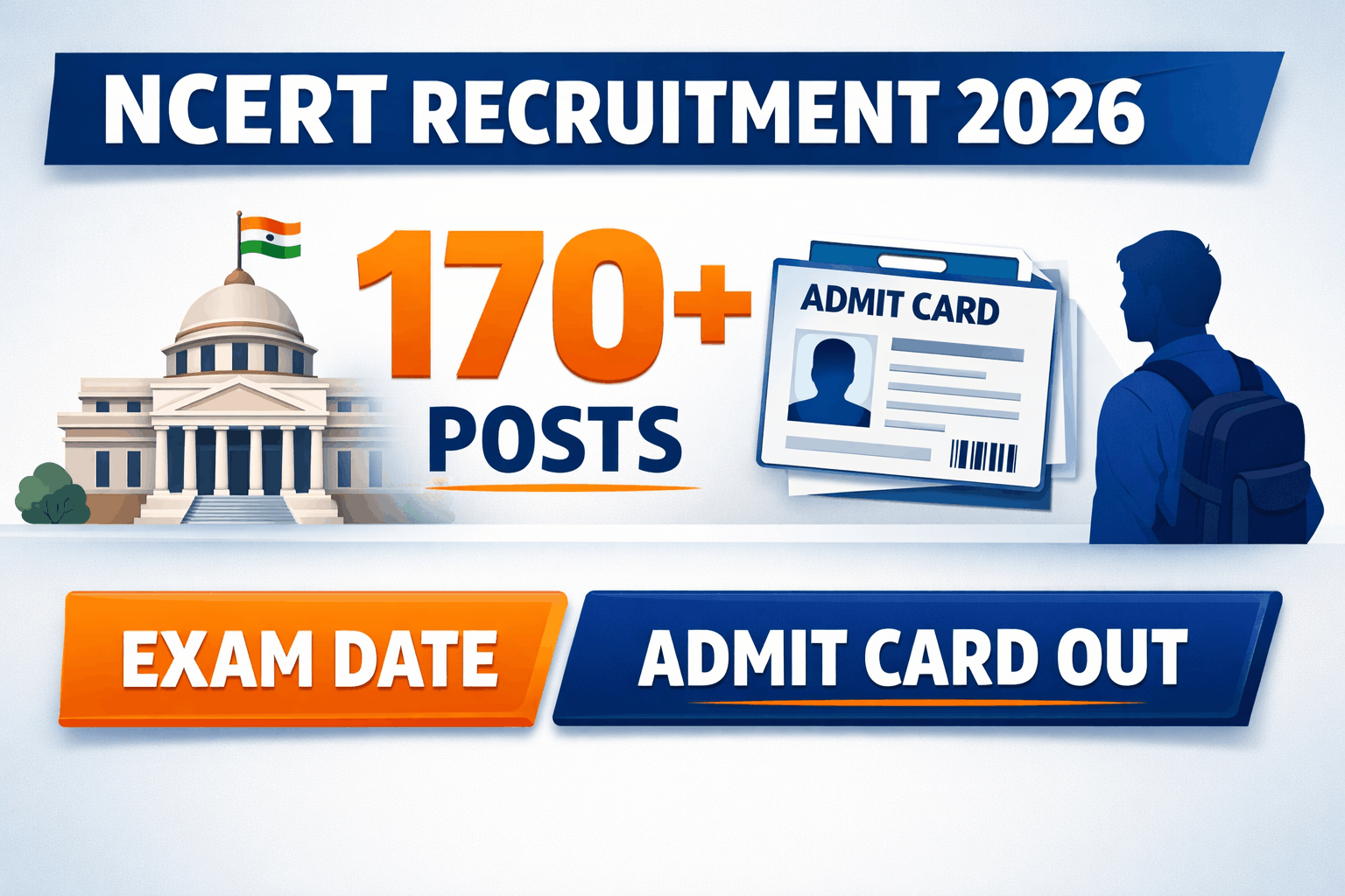 NCERT Group A B C Admit Card 2026 downloa link available