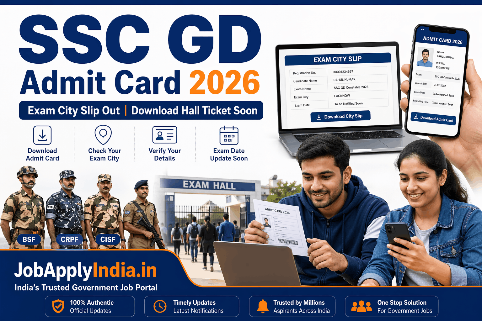 SSC GD Constable Admit Card 2026