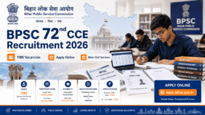 BPSC 72nd CCE Recruitment 2026