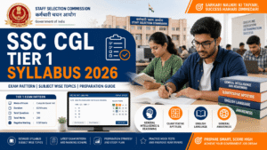 SSC CGL Tier 1 Syllabus 2026
