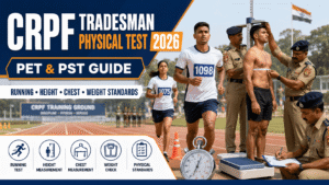 CRPF Tradesman Physical Test 2026