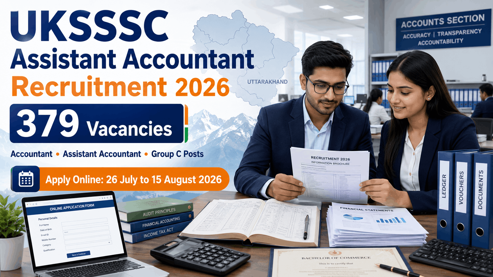 UKSSSC Assistant Accountant Recruitment 2026: Apply Online for 379 Posts